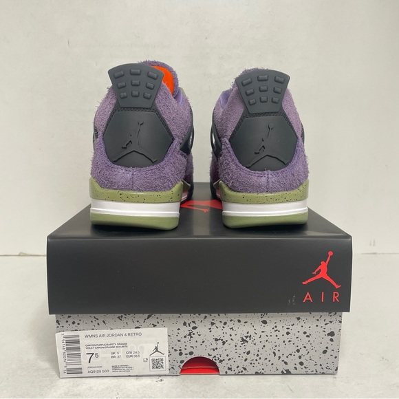 Nike Air Jordan 4 Retro WMNS “Canyon Purple” 2022 - Picture 4 of 4